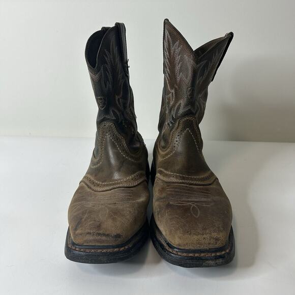 Ariat Work Boots Mens 11.5 D ASTM F2892-18 Brown Leather Upper Workwear - Picture 2 of 10